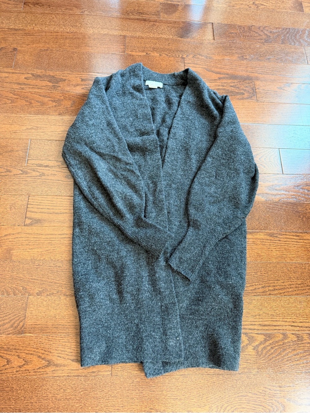 H&M Dark Charcoal Open-Front Women’s Cardigan